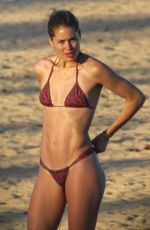 Pregnant CANDICE SWANEPOEL and DOUTZEN KROES in Bikinis at a Beach in Bahia 01/07/2018