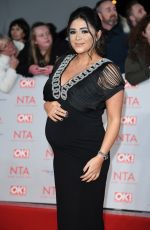 Pregnant CASEY BATCHELOR at National Television Awards in London 01/23/2018