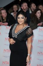 Pregnant CASEY BATCHELOR at National Television Awards in London 01/23/2018