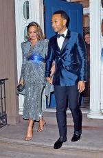 Pregnant CHRISSY TEIGEN and John Legend Heading to Grammy