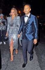 Pregnant CHRISSY TEIGEN and John Legend Heading to Grammy