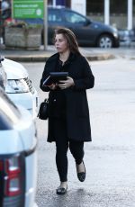 Pregnant COLEEN ROONEY Out and About at Alderley Edge in Cheshire 01/31/2018