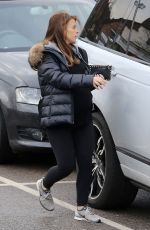 Pregnant COLEEN ROONEY Out at Alderley Edge in Cheshire 01/25/2018