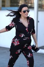 Pregnant EVA LONGORIA Arrives at E Baldi in Beverly Hills 01/25/2018