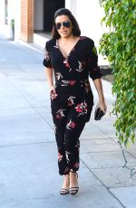 Pregnant EVA LONGORIA Arrives at E Baldi in Beverly Hills 01/25/2018