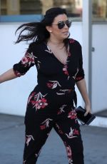 Pregnant EVA LONGORIA Arrives at E Baldi in Beverly Hills 01/25/2018