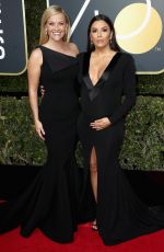 Pregnant EVA LONGORIA at 75th Annual Golden Globe Awards in Beverly Hills 01/07/2018