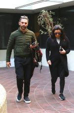 Pregnant EVA LONGORIA Leaves a Medical Clinic in Beverly Hills 01/25/2018