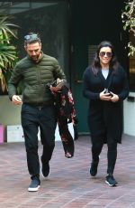 Pregnant EVA LONGORIA Leaves a Medical Clinic in Beverly Hills 01/25/2018