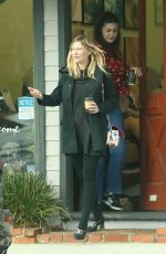 Pregnant KIRSTEN DUNST Leaves a Nail Salon in Toluca Lake 01/19/2018