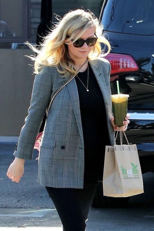 Pregnant KIRSTEN DUNST Out and About in Studio City 01/18/2018