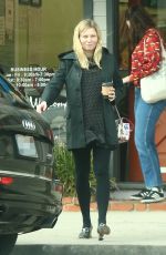 Pregnant KIRSTEN DUNST Out and About in Toluca Lake 01/19/2018