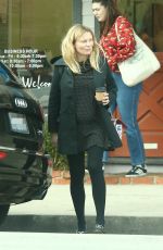 Pregnant KIRSTEN DUNST Out and About in Toluca Lake 01/19/2018