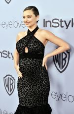 Pregnant MIRANDA KERR at Instyle and Warner Bros Golden Globes After-party in Los Angeles 01/07/2018