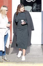 Pregnant MIRANDA KERR Out for Lunch in Brentwood 01/21/2018