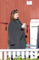 Pregnant MIRANDA KERR Out for Lunch in Brentwood 01/21/2018