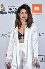 PRIYANKA CHOPRA at Clive Davis and Recording Academy Pre-Grammy Gala in New York 01/27/2018