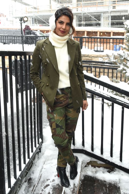 PRIYANKA CHOPRA at Variety Studio at 2018 Sundance Film Festival 01/21/2018