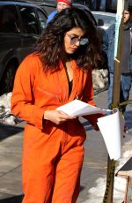 PRIYANKA CHOPRA on the Set of Quantico in New York 01/10/2018
