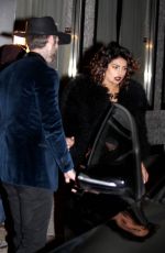 PRIYANKA CHOPRA on the Set of Quantico in New York 01/17/2018