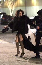PRIYANKA CHOPRA on the Set of Quantico in New York 01/17/2018