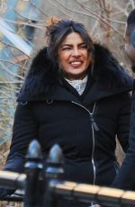 PRIYANKA CHOPRA on the Set of Quantico in New York 03/01/2018