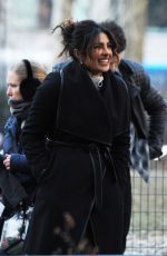 PRIYANKA CHOPRA on the Set of Quantico in New York 03/01/2018