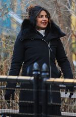 PRIYANKA CHOPRA on the Set of Quantico in New York 03/01/2018