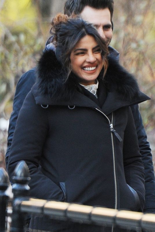 PRIYANKA CHOPRA on the Set of Quantico in New York 03/01/2018