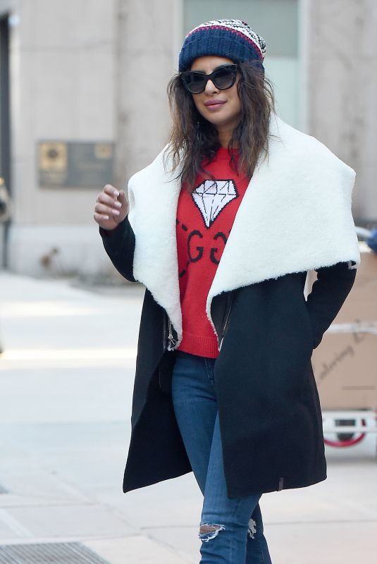 PRIYANKA CHOPRA Out and About in New York 01/25/2018