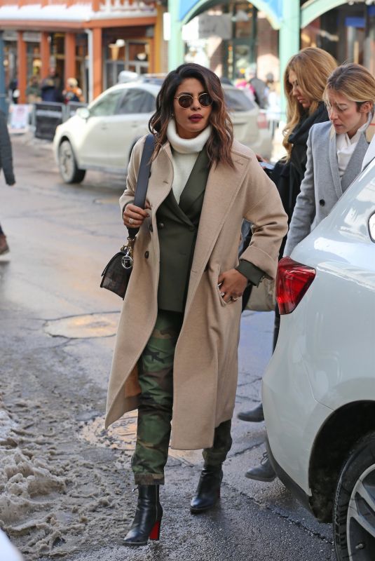 PRIYANKA CHOPRA Out at Sundance Film Festival in Park City 01/21/2018
