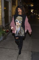 PRIYANKA CHOPRA Out for Dinner in New York 01/17/2018