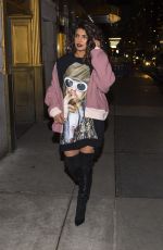 PRIYANKA CHOPRA Out for Dinner in New York 01/17/2018