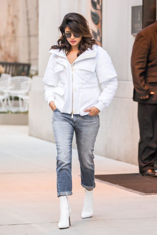 PRIYANKA CHOPRA Out in New York 01/24/2018