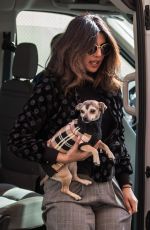 PRIYANKA CHOPRA Out with Her Dog in New York 01/26/2018