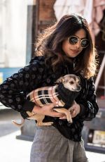 PRIYANKA CHOPRA Out with Her Dog in New York 01/26/2018