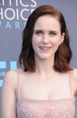 RACHEL BROSNAHAN at 2018 Critics’ Choice Awards in Santa Monica 01/11/2018