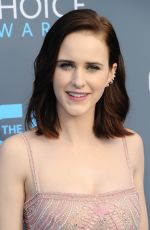 RACHEL BROSNAHAN at 2018 Critics’ Choice Awards in Santa Monica 01/11/2018