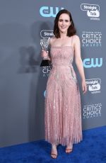 RACHEL BROSNAHAN at 2018 Critics’ Choice Awards in Santa Monica 01/11/2018
