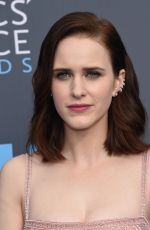 RACHEL BROSNAHAN at 2018 Critics’ Choice Awards in Santa Monica 01/11/2018