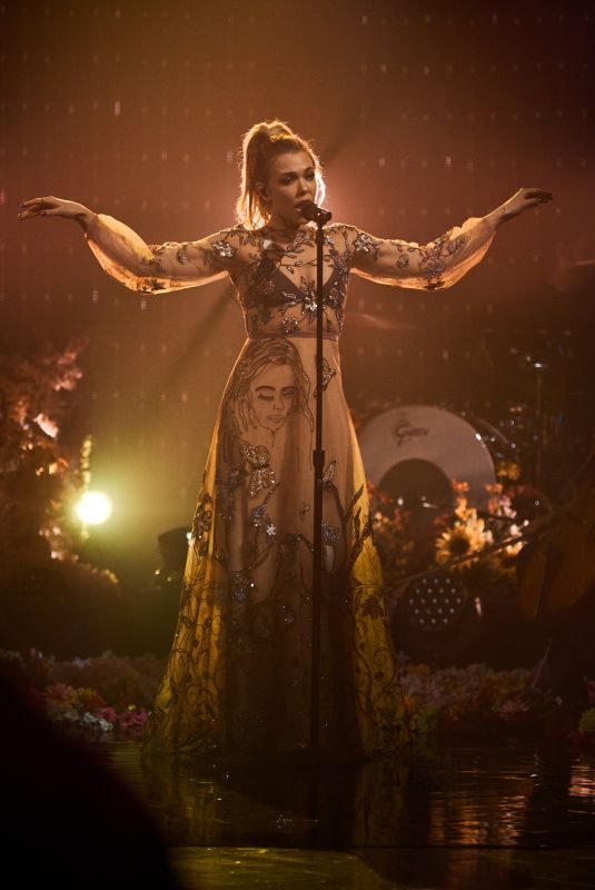 RACHEL PLATTEN at Late Late Show with James Corden 01/10/2018