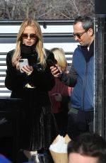 RACHEL ZOE Out for Lunch in Aspen 12/31/2017 