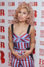 RAYE at Brit Awards Nominations Launch Party in London 01/13/2018