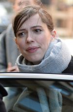 REBECCA HALL Out and About in New York 01/24/2018