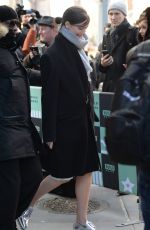 REBECCA HALL Out and About in New York 01/24/2018