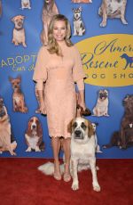 REBECCA ROMIJN at American Rescue Dog Show in Pomona 01/14/2018