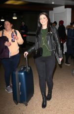 REBECCA RYAN at Euston Station in London 01/23/2018