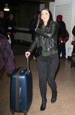 REBECCA RYAN at Euston Station in London 01/23/2018