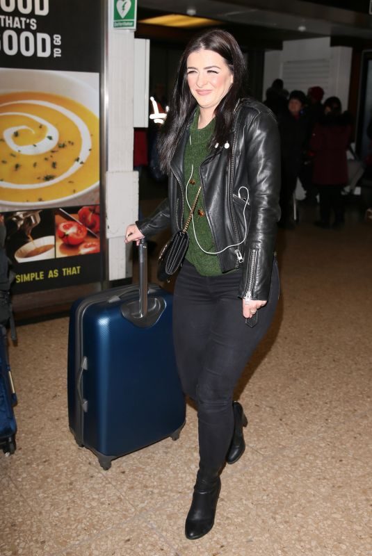 REBECCA RYAN at Euston Station in London 01/23/2018