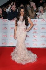 REBEKAH VARDY at National Television Awards in London 01/23/2018